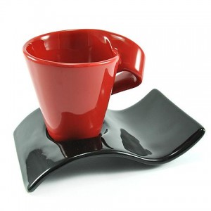 taza y plato de café