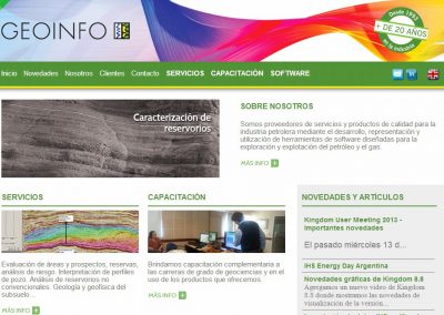 Desarrollo de nueva web para empresa proveedora de la industria de Petróleo y Gas