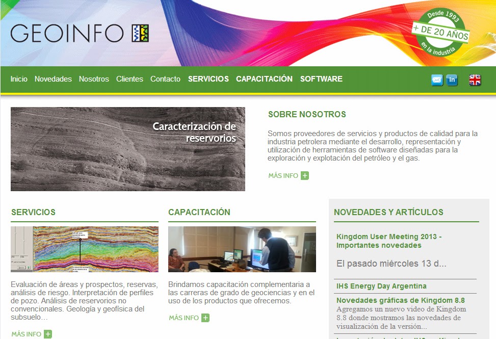 Desarrollo de nueva web para empresa proveedora de la industria de Petróleo y Gas