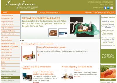 Rediseño de la web de Templura